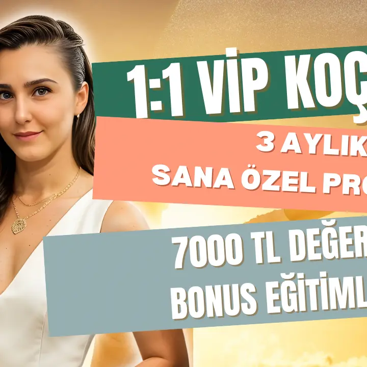 1:1 VIP Koçluk tanıtım görseli